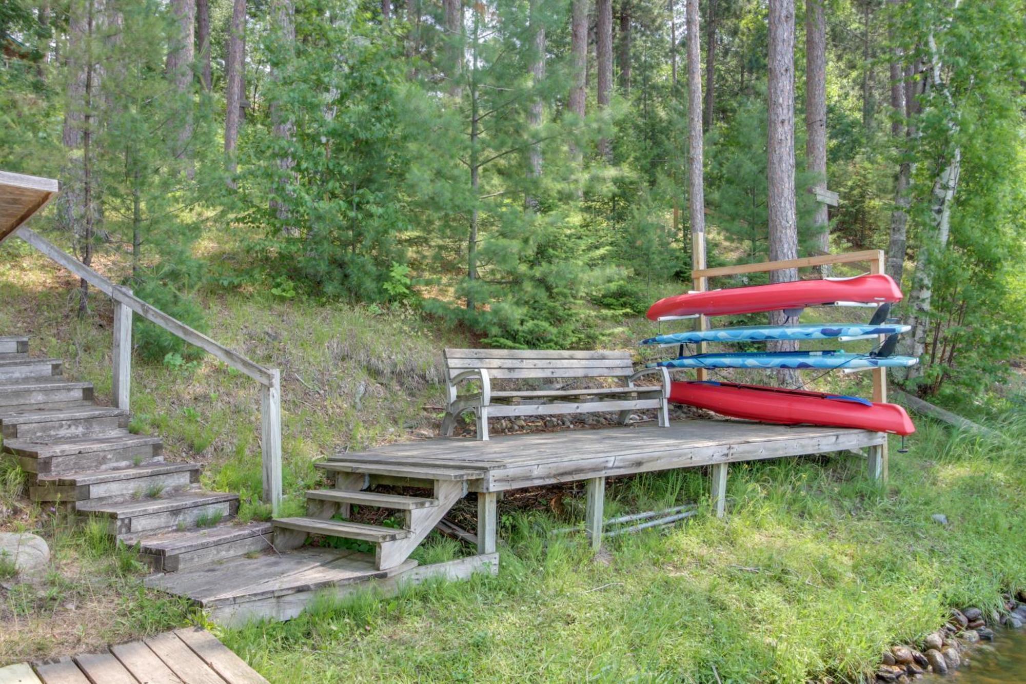 Pequot Lakes Cabin Retreat With Dock And 5 Bikes! Екстериор снимка